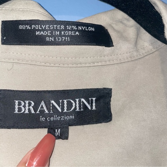 Brandini Men's Dress Button Down Shirt Size Medium - Picture 3 of 6